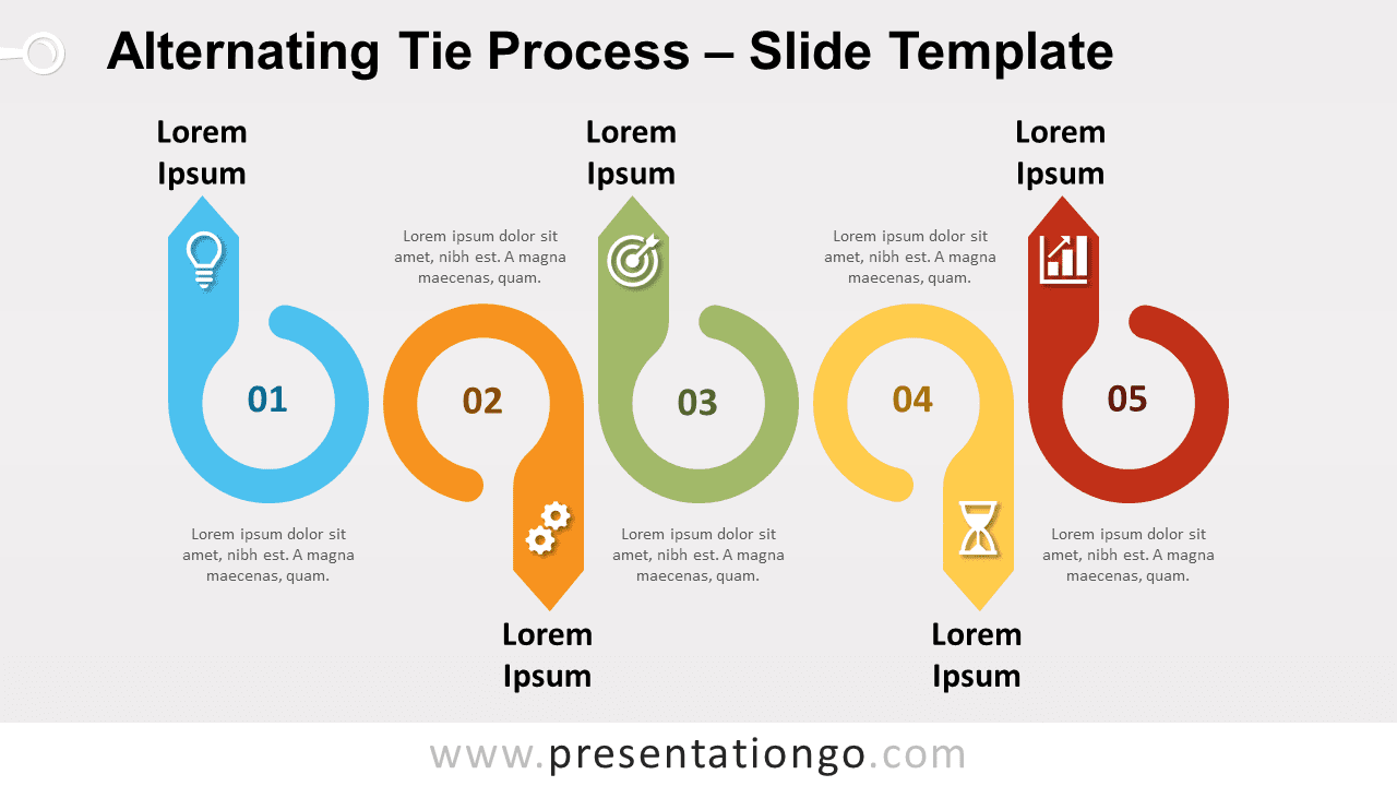 Free Alternating Tie Process for PowerPoint and Google Slides