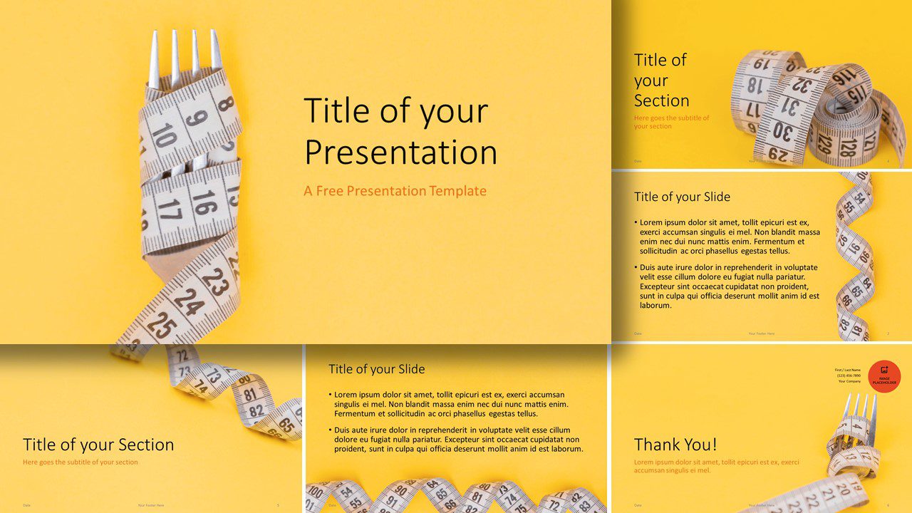 Free Diet Template for Google Slides and PowerPoint