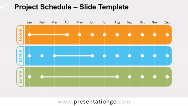Project Schedule for PowerPoint and Google Slides Free Project Schedule for PowerPoint and Google Slides