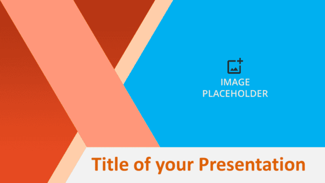 Free Abstract Diagonal Template for Google Slides - Cover Slide