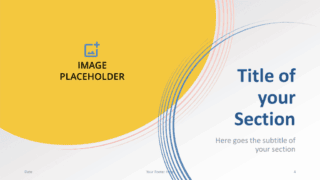 Free Arcs Template for Google Slides – Section Slide (Variant 1)