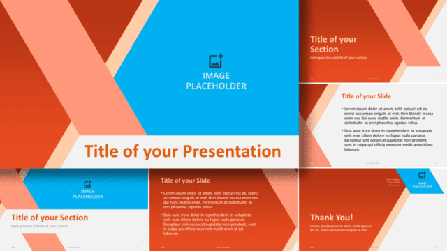 Free Abstract Diagonal Template for PowerPoint and Google Slides