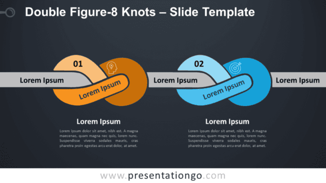 Free Double Figure-8 Knots Graphics for PowerPoint and Google Slides