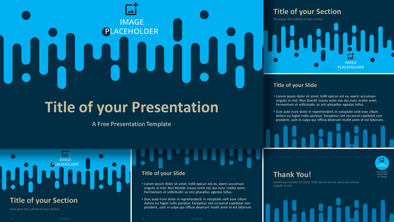 Free Drips Template for Google Slides and PowerPoint