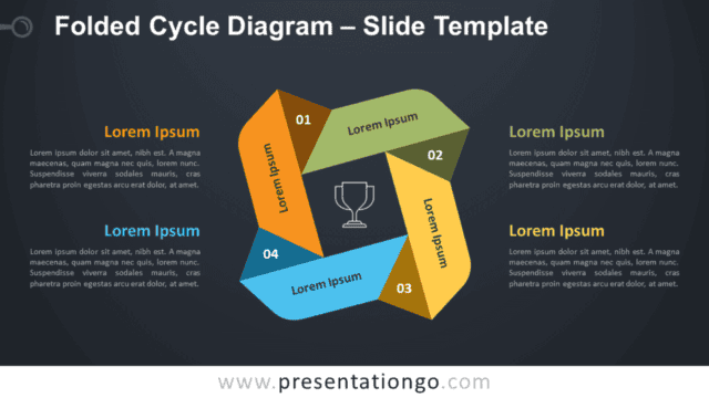 Folded Cycle Diagram Graphics for PowerPoint and Google Slides Free Folded Cycle Diagram Graphics for PowerPoint and Google Slides