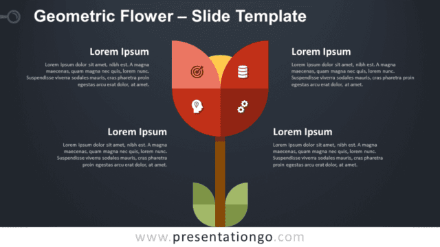 Geometric Flower Graphics for PowerPoint and Google Slides Free Geometric Flower Graphics for PowerPoint and Google Slides