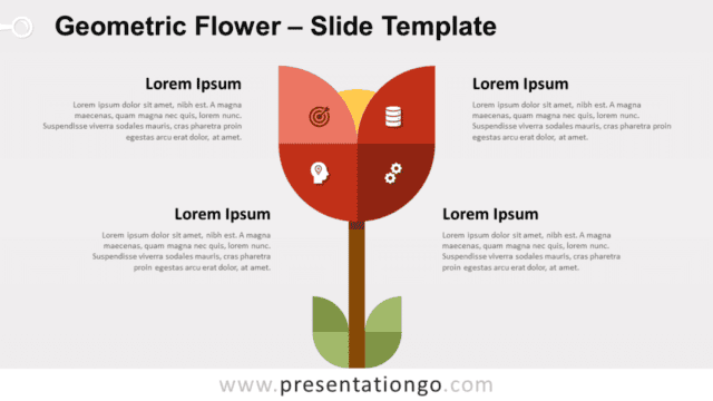 Geometric Flower for PowerPoint and Google Slides Free Geometric Flower for PowerPoint and Google Slides