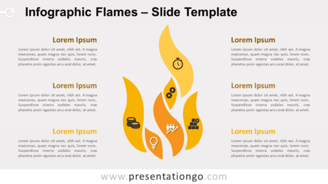 Infographic Flames for PowerPoint and Google Slides Free Infographic Flames for PowerPoint and Google Slides