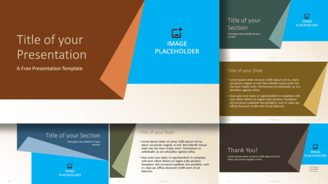 Simple Folding Template for Google Slides and PowerPoint Free Simple Folding Template for Google Slides and PowerPoint
