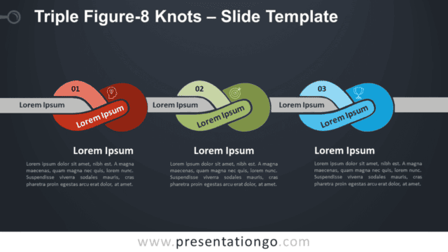 Free Triple Figure-8 Knots Graphics for PowerPoint and Google Slides