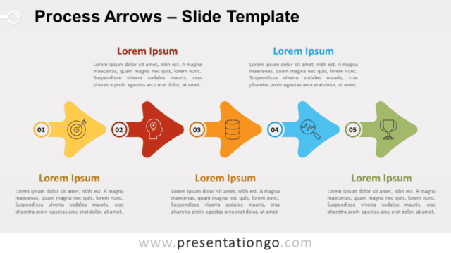 Process Arrows for PowerPoint and Google Slides Free Process Arrows for PowerPoint and Google Slides