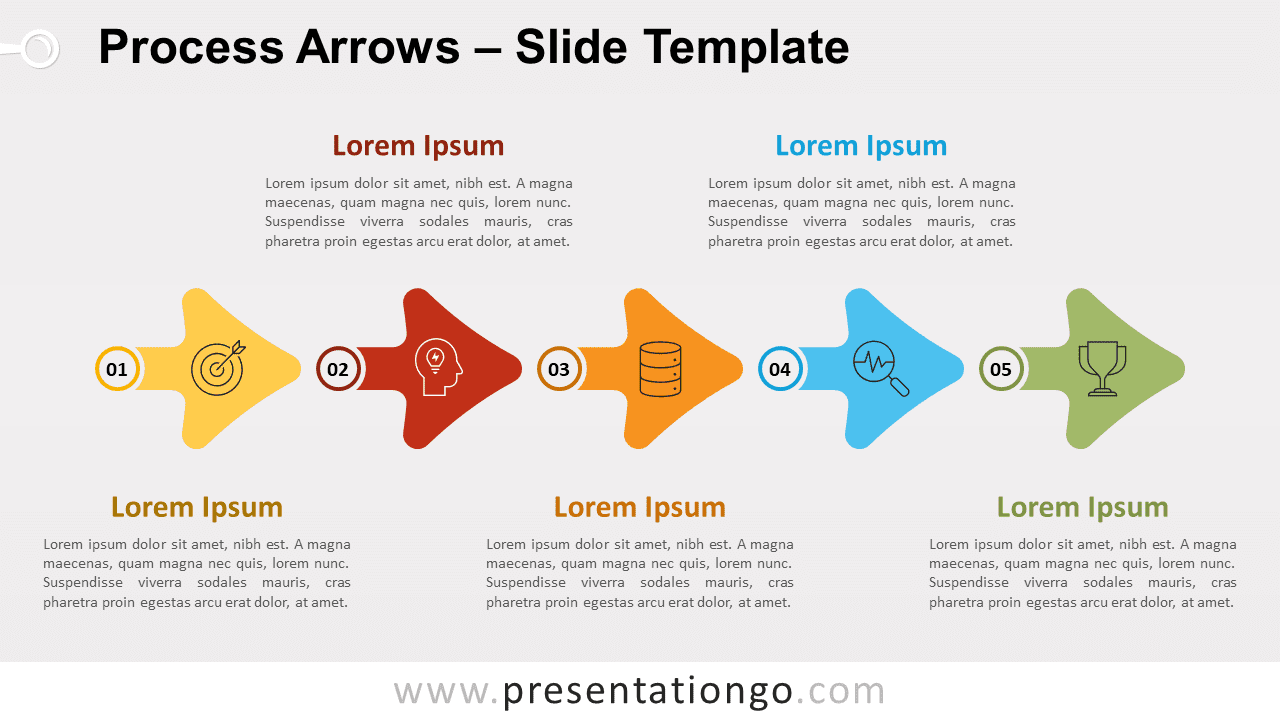 Free Process Arrows for PowerPoint and Google Slides