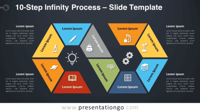 10-Step Infinity Process Diagram for PowerPoint and Google Slides Free 10-Step Infinity Process Diagram for PowerPoint and Google Slides