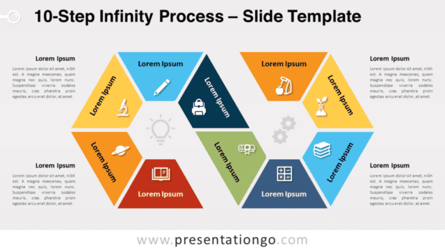10-Step Infinity Process for PowerPoint and Google Slides Free 10-Step Infinity Process for PowerPoint and Google Slides