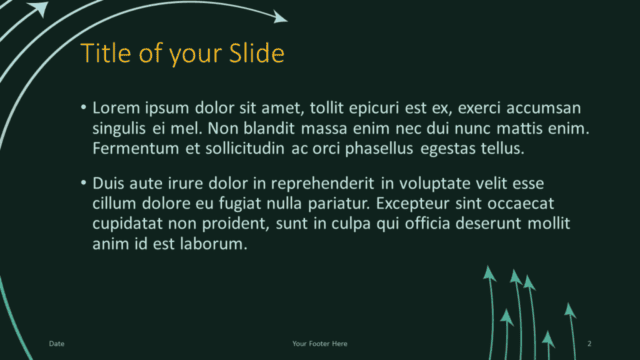 Arrow Rings Template for Google Slides – Title and Content Slide #1 Free Arrow Rings Template for Google Slides – Title and Content Slide (Variant 1)