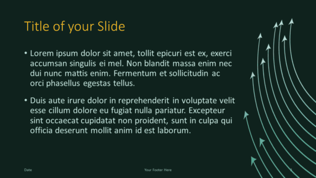 Arrow Rings Template for Google Slides – Title and Content Slide #2 Free Arrow Rings Template for Google Slides – Title and Content Slide (Variant 2)