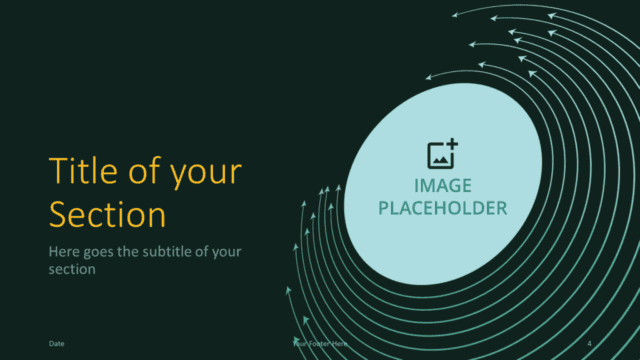 Arrow Rings Template for Google Slides – Section Slide #1 Free Arrow Rings Template for Google Slides – Section Slide (Variant 1)