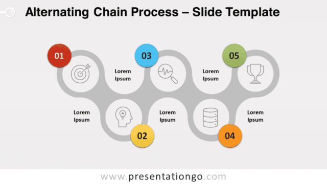 Alternating Chain Process for PowerPoint and Google Slides Free Alternating Chain Process for PowerPoint and Google Slides