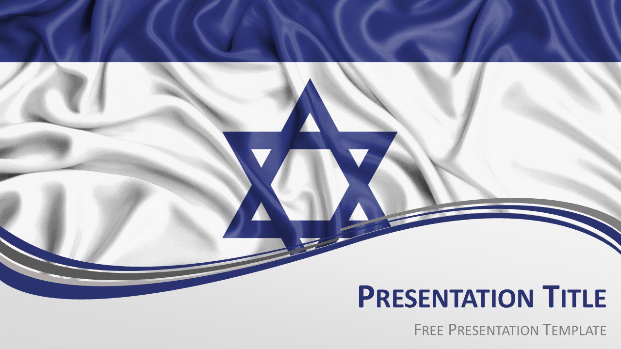 Free Flag of Israel for PowerPoint and Google Slides