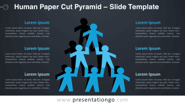 Human Paper Cut Pyramid Graphics for PowerPoint and Google Slides Free Human Paper Cut Pyramid Graphics for PowerPoint and Google Slides