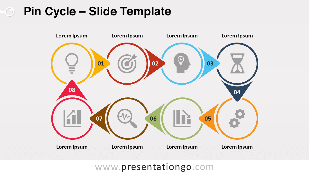 Free Pin Cycle for PowerPoint and Google Slides