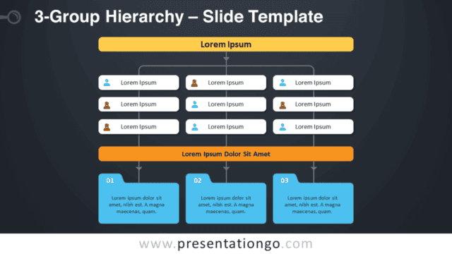 3-Group Hierarchy Table for PowerPoint and Google Slides Free 3-Group Hierarchy Table for PowerPoint and Google Slides