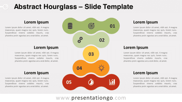 Abstract Hourglass for PowerPoint and Google Slides Free Abstract Hourglass for PowerPoint and Google Slides