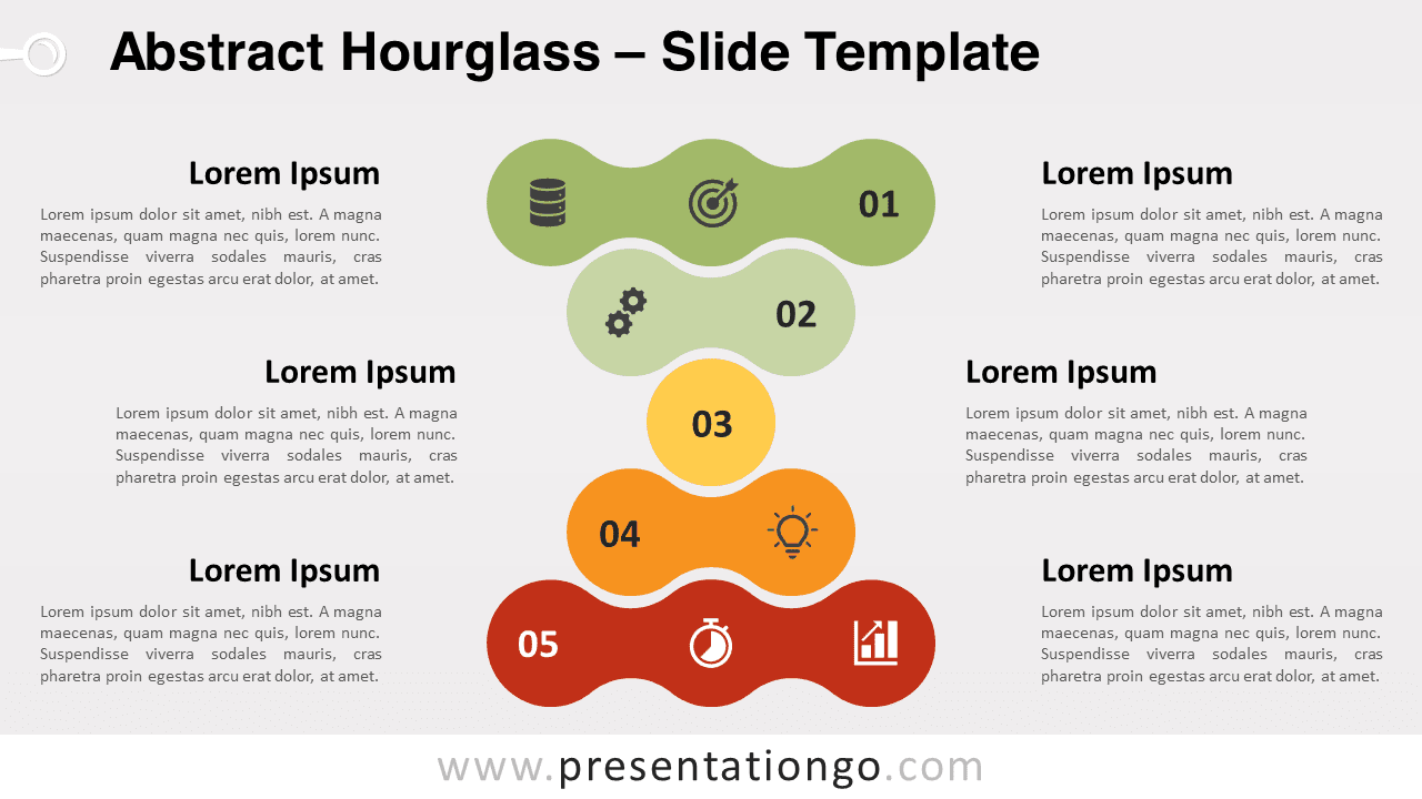 Free Abstract Hourglass for PowerPoint and Google Slides