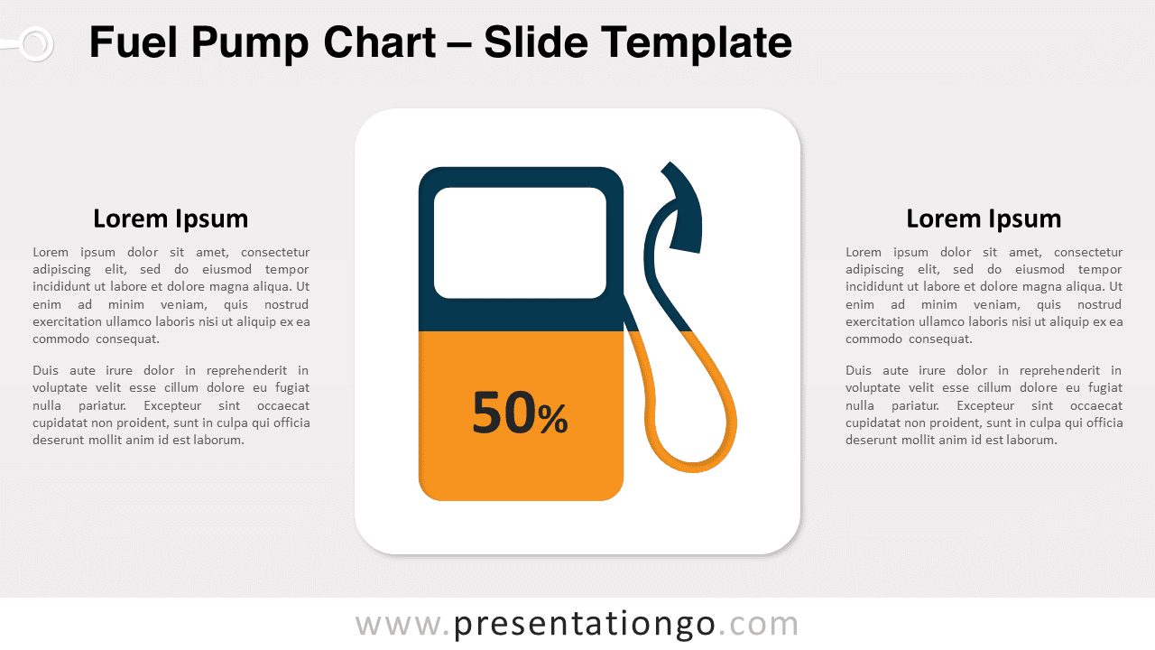 Free Fuel Pump Chart for PowerPoint and Google Slides