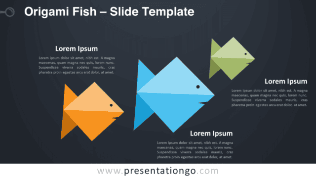 Origami Fish Graphics for PowerPoint and Google Slides Free Origami Fish Graphics for PowerPoint and Google Slides