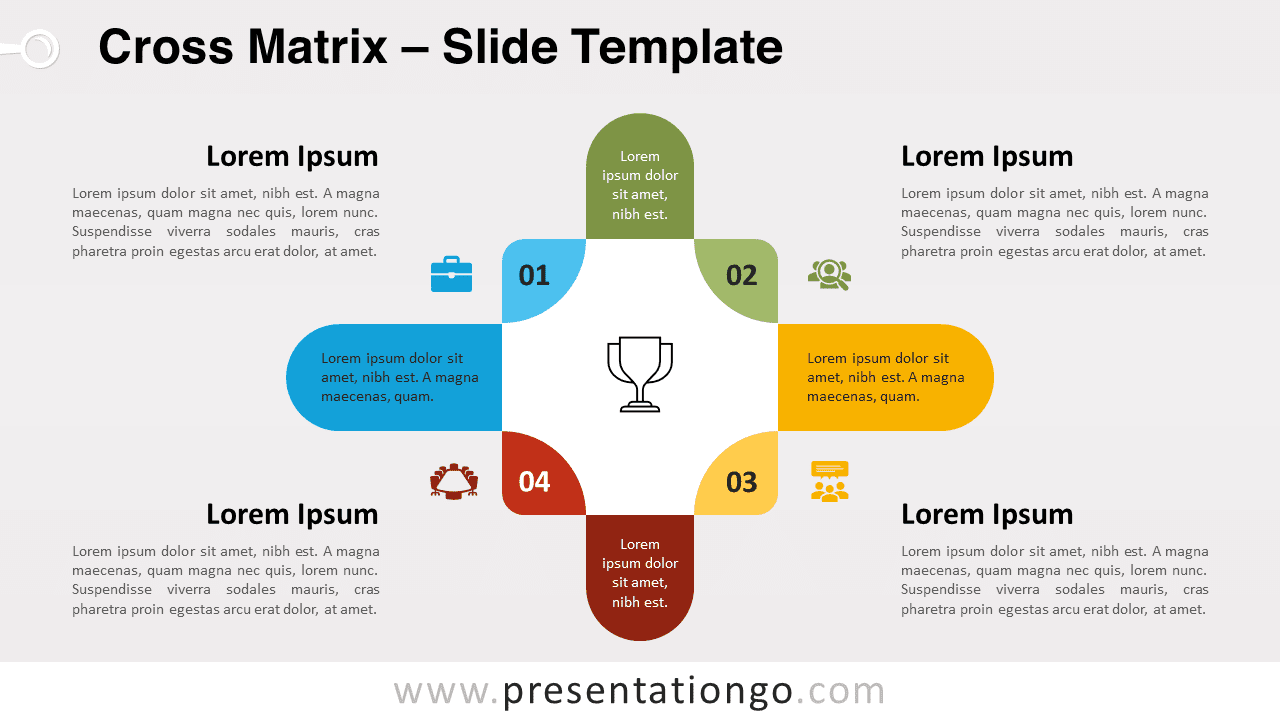 Free Cross Matrix for PowerPoint and Google Slides
