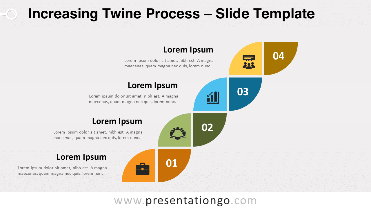 Free Increasing Twine Process for PowerPoint and Google Slides