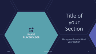 Free Beehive Tech Template for Google Slides – Section Slide (Variant 2)