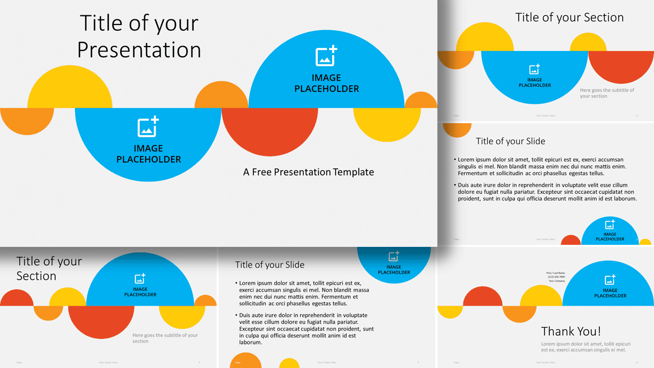 Free Semicircles Template for Google Slides and PowerPoint