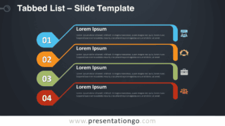 Free Tabbed List Graphics for PowerPoint and Google Slides