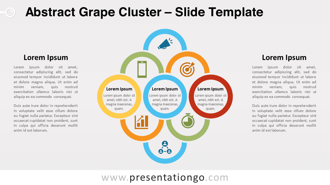 Free Abstract Grape Cluster for PowerPoint and Google Slides