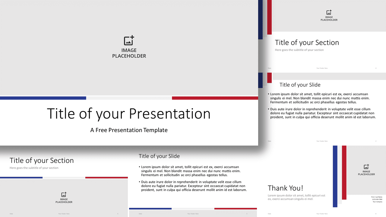 Free France Template for Google Slides and PowerPoint