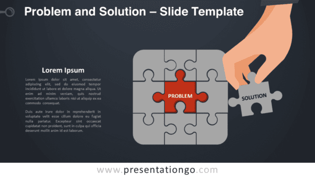 Problem and Solution Graphics for PowerPoint and Google Slides Free Problem and Solution Graphics for PowerPoint and Google Slides
