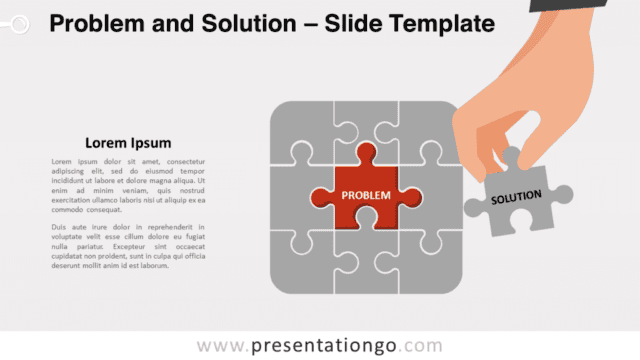 Problem and Solution for PowerPoint and Google Slides Free Problem and Solution for PowerPoint and Google Slides