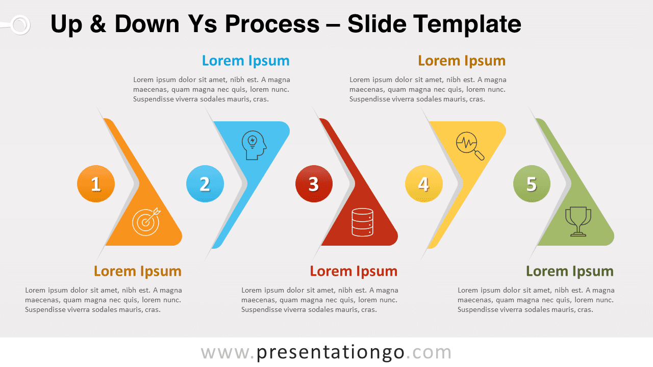 Free Up & Down Ys Process for PowerPoint and Google Slides