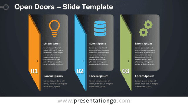 Free Open Doors Graphic for PowerPoint and Google Slides