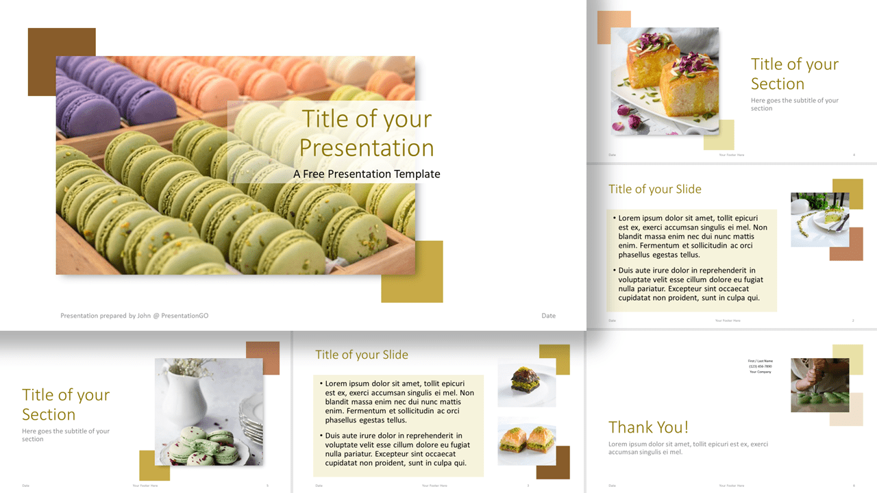 Free Pistachios Template for Google Slides and PowerPoint