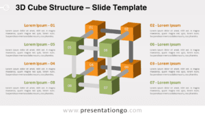 Free 3D Cube Structure for PowerPoint and Google Slides