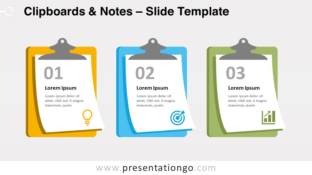 Free Clipboards & Notes for PowerPoint and Google Slides