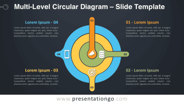 Free Multi-Level Circular Diagram Graphics for PowerPoint and Google Slides
