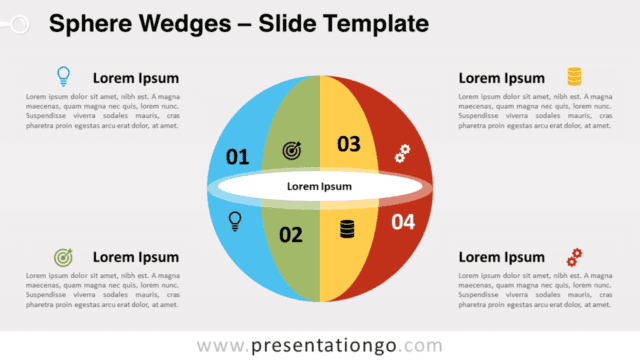 Sphere Wedges for PowerPoint and Google Slides Free Sphere Wedges for PowerPoint and Google Slides