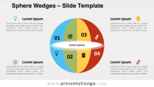 Free Sphere Wedges for PowerPoint and Google Slides