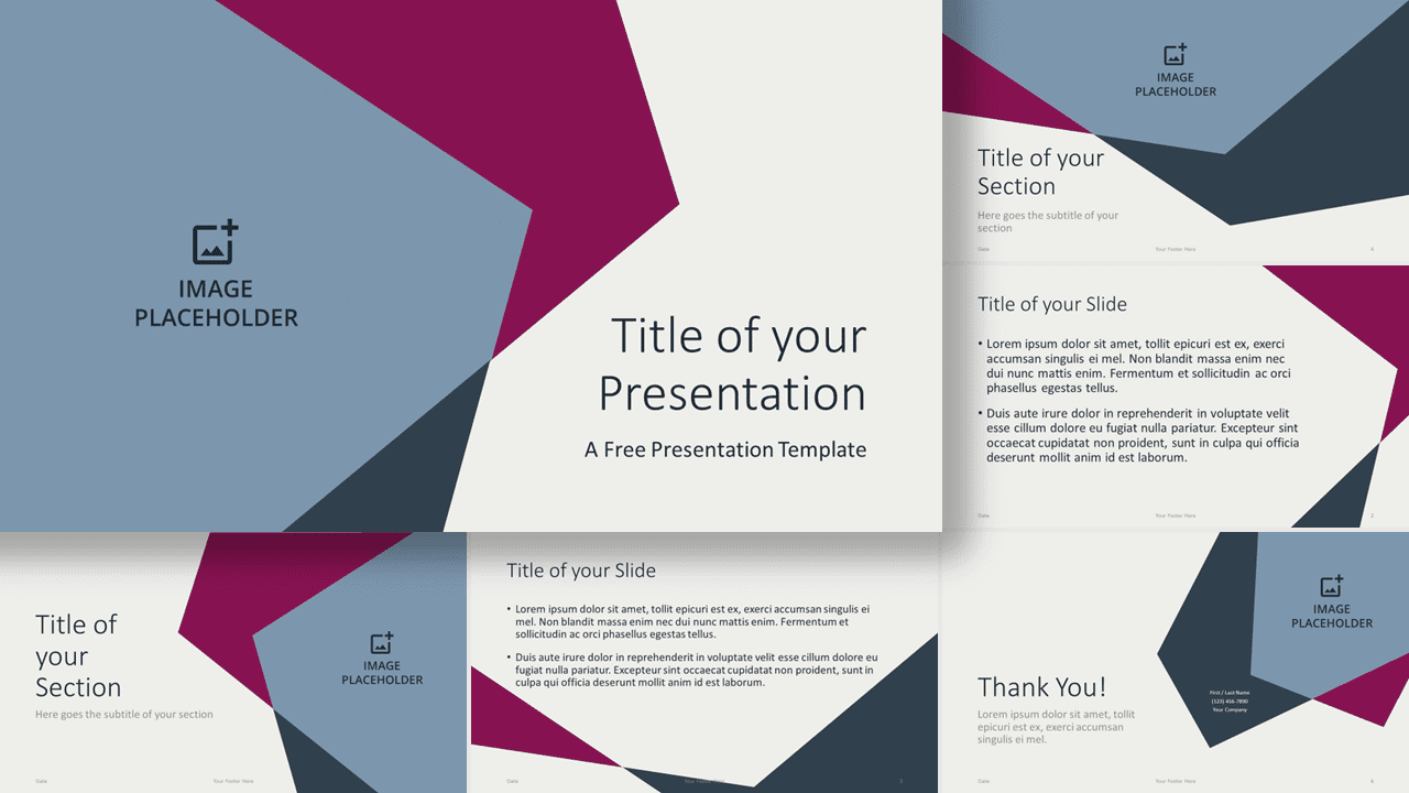 Free Irregular Polygons Template for Google Slides and PowerPoint