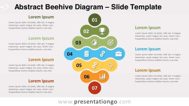 Abstract Beehive Diagram for PowerPoint and Google Slides Free Abstract Beehive Diagram for PowerPoint and Google Slides