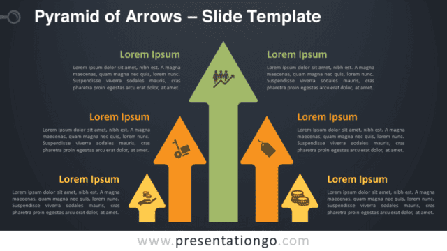 Pyramid Arrows Graphics for PowerPoint and Google Slides Free Pyramid Arrows Graphics for PowerPoint and Google Slides
